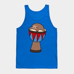 Little Sloth and Djembe Tank Top